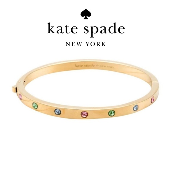 kate spade Jewelry - NIB Kate Spade Set In Stone Multi Crystal Bangle